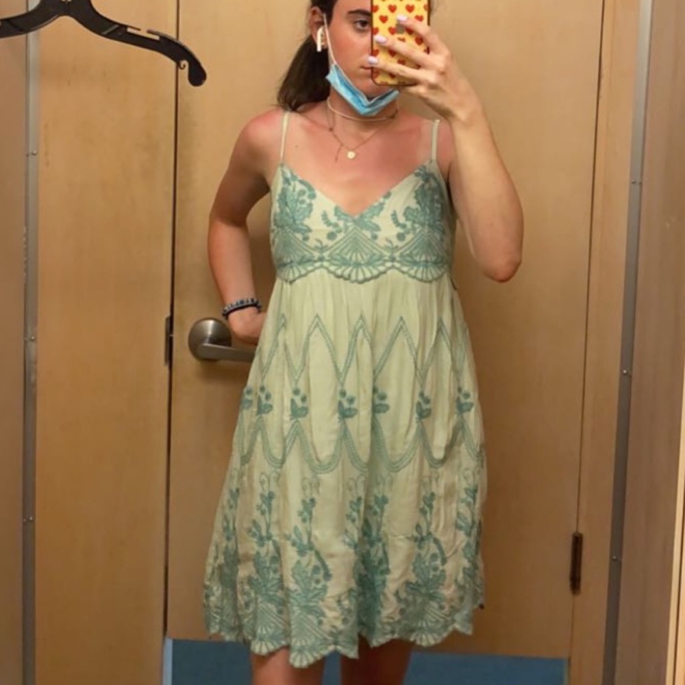 urban outfitters mint green sundress